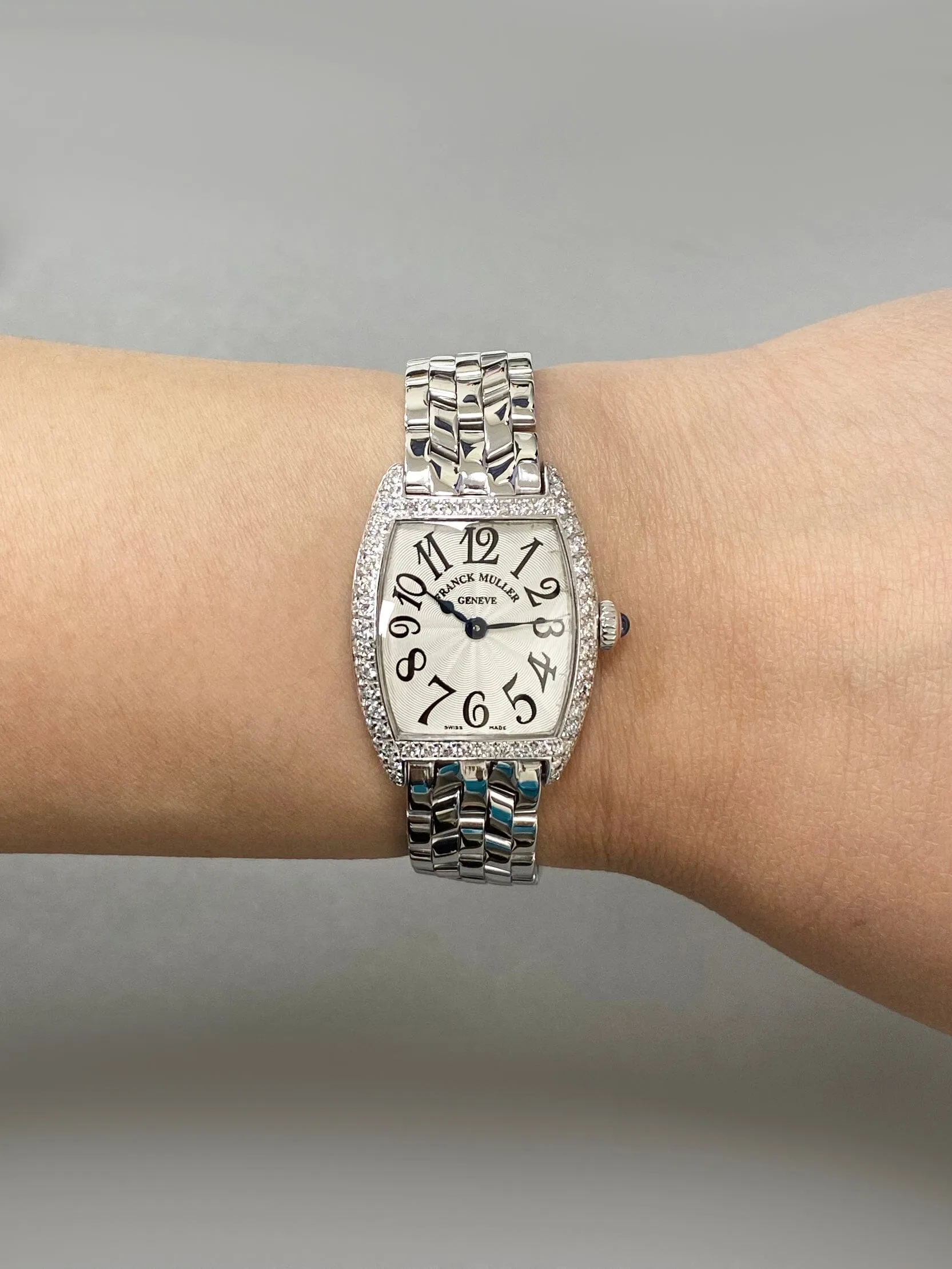 Franck Muller Cintree Curvex 2251 QZ D Diamond Ladies Watch Box Papers
