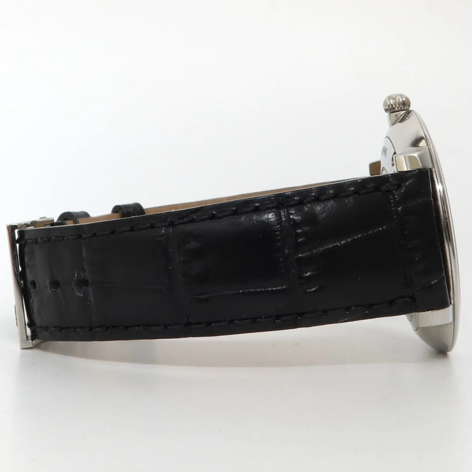 Frederique Constant Slimline Heart Beat Automatic Steel Silver Dial FC-312S4S6