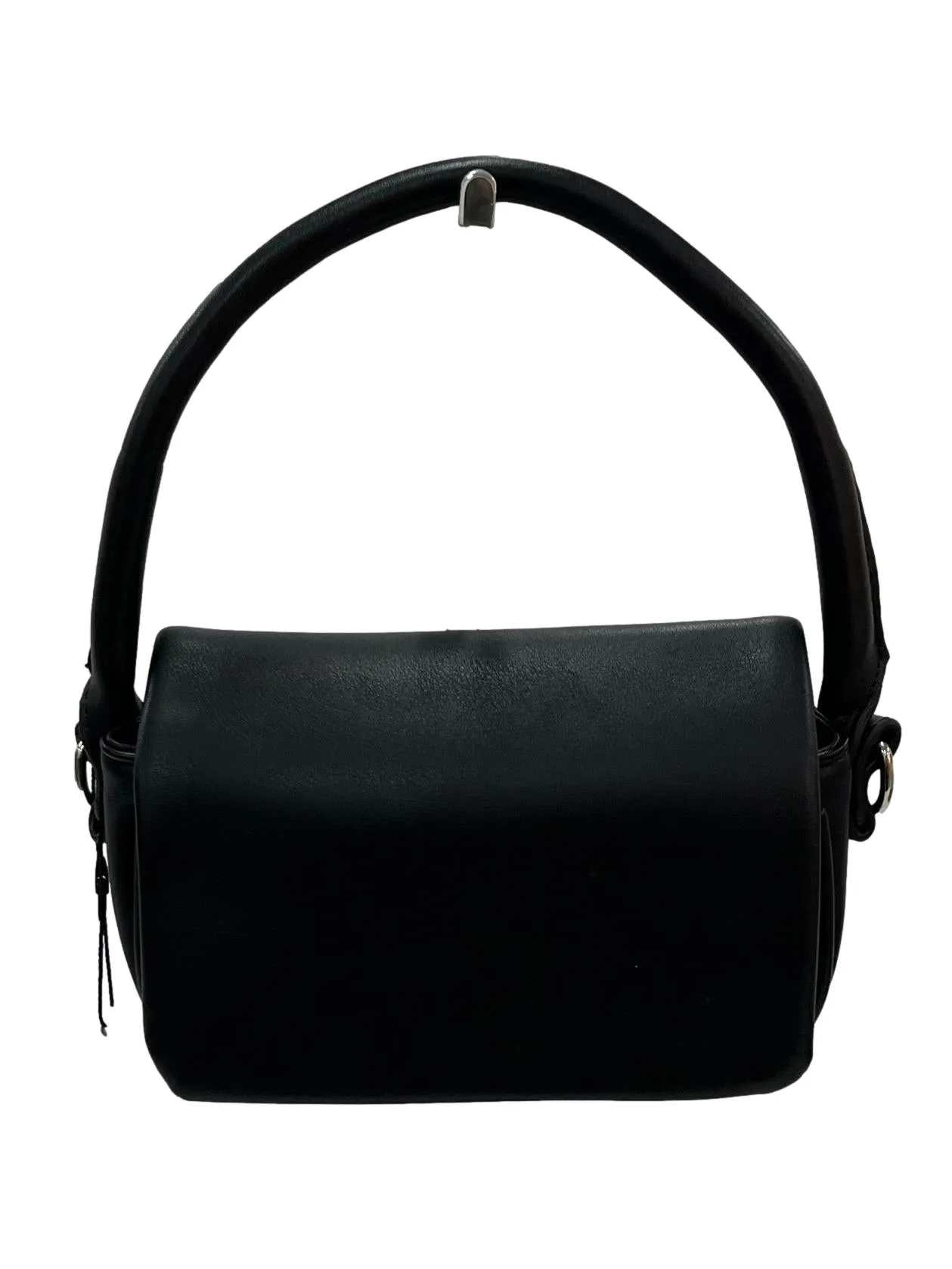 Front Flap Crossbody Bag - Black