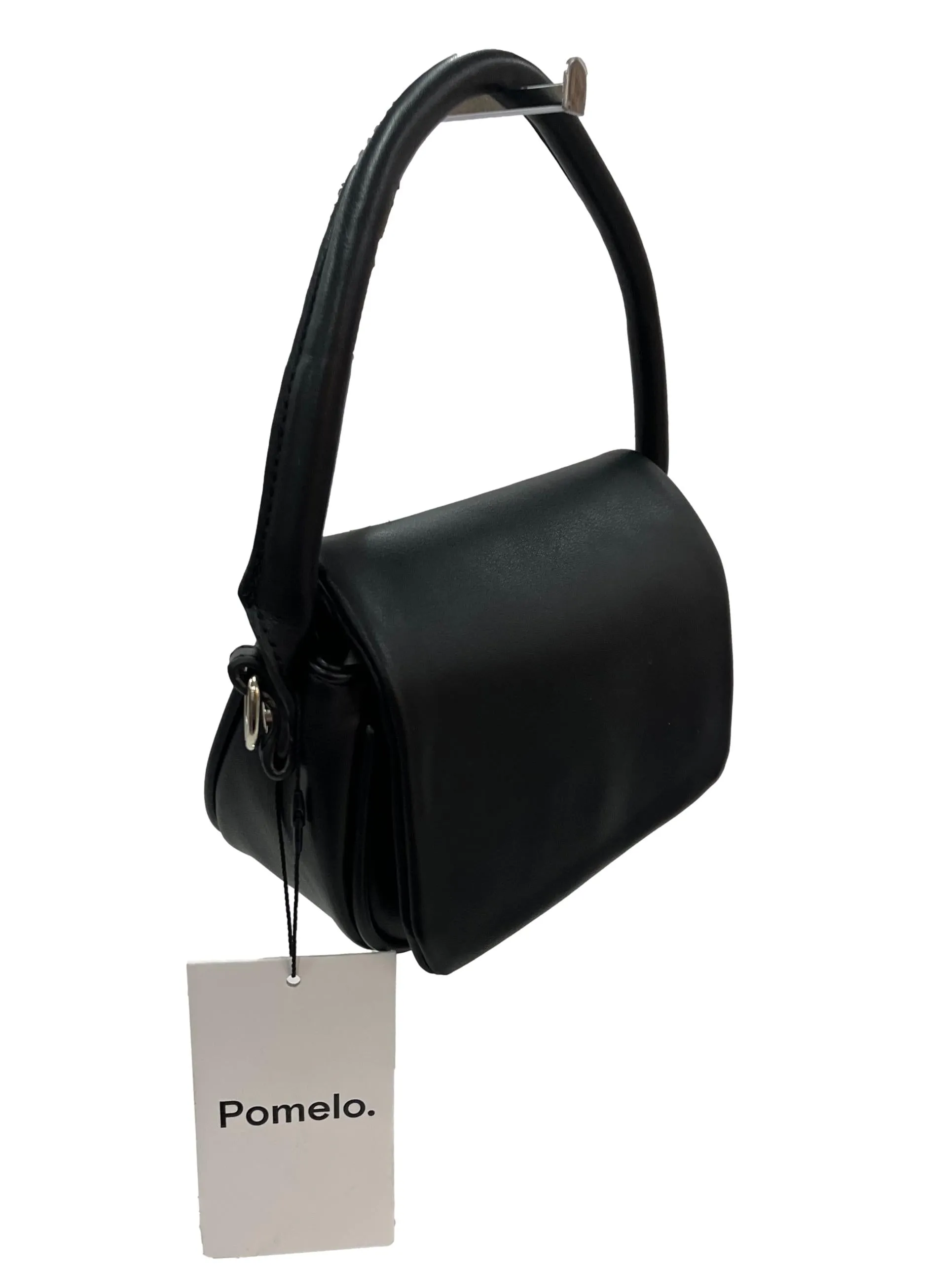 Front Flap Crossbody Bag - Black