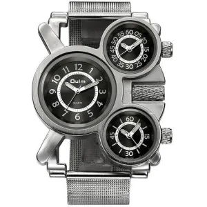 Futuristic Three-Time-Zone Watch – 2 Color Variants