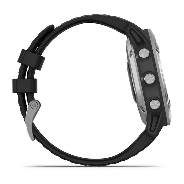Garmin Fenix 6 Silver with Black Band