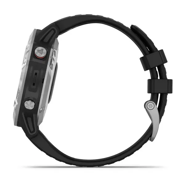 Garmin Fenix 6 Silver with Black Band