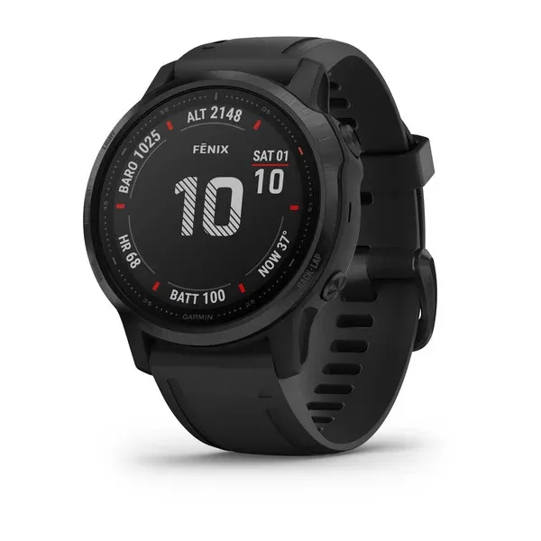 Garmin Fenix 6s Pro Black with Black Strap