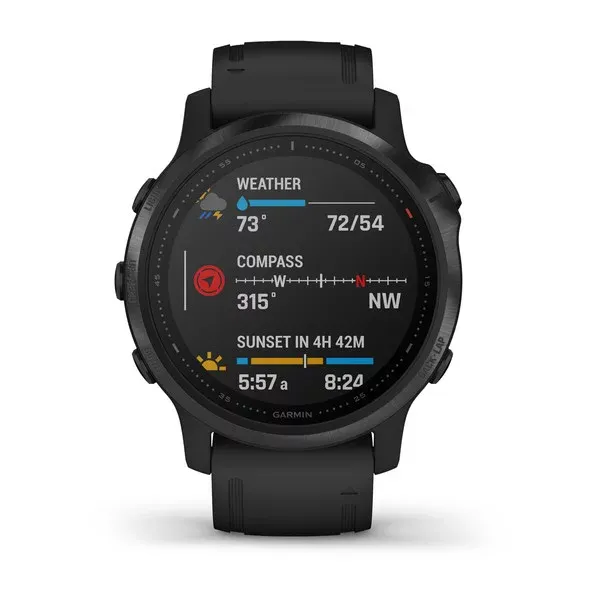 Garmin Fenix 6s Pro Black with Black Strap