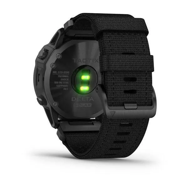 Garmin tactix Delta Solar Edition Tactical GPS Watch with Nylon Band