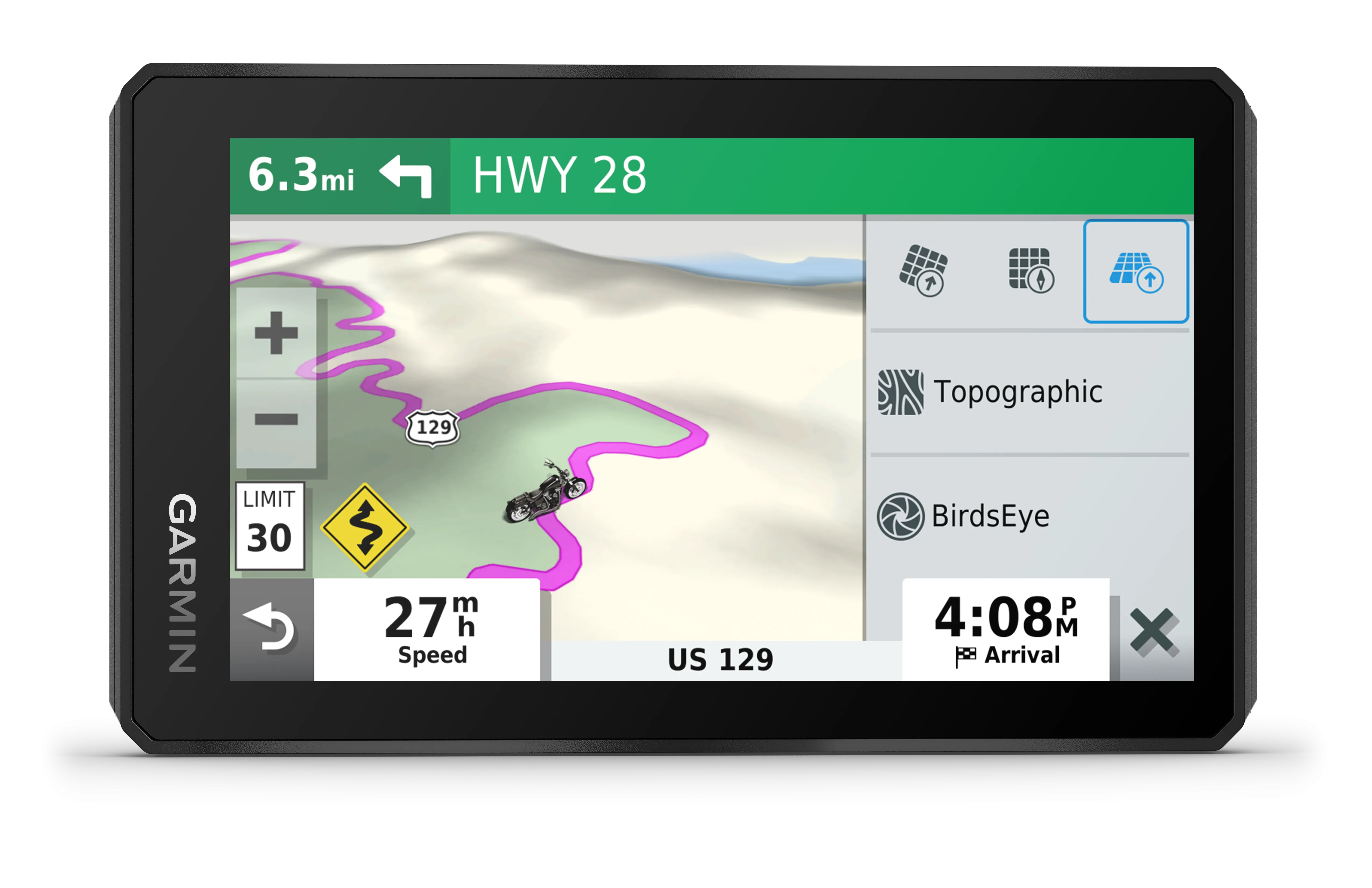 Garmin Zumo XT, All-Terrain Motorcycle GPS Navigation, 5.5-in Ultrabright and Rain-Resistant Display with Wearable4U Power Pack Bundle