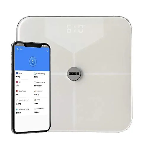 GOQii SpO2 Vital Body Temperature and Blood Pressure Tracker and Balance Body Composition Monitor with 3 Months Personal Coaching Fitness Smart Vital (Black)