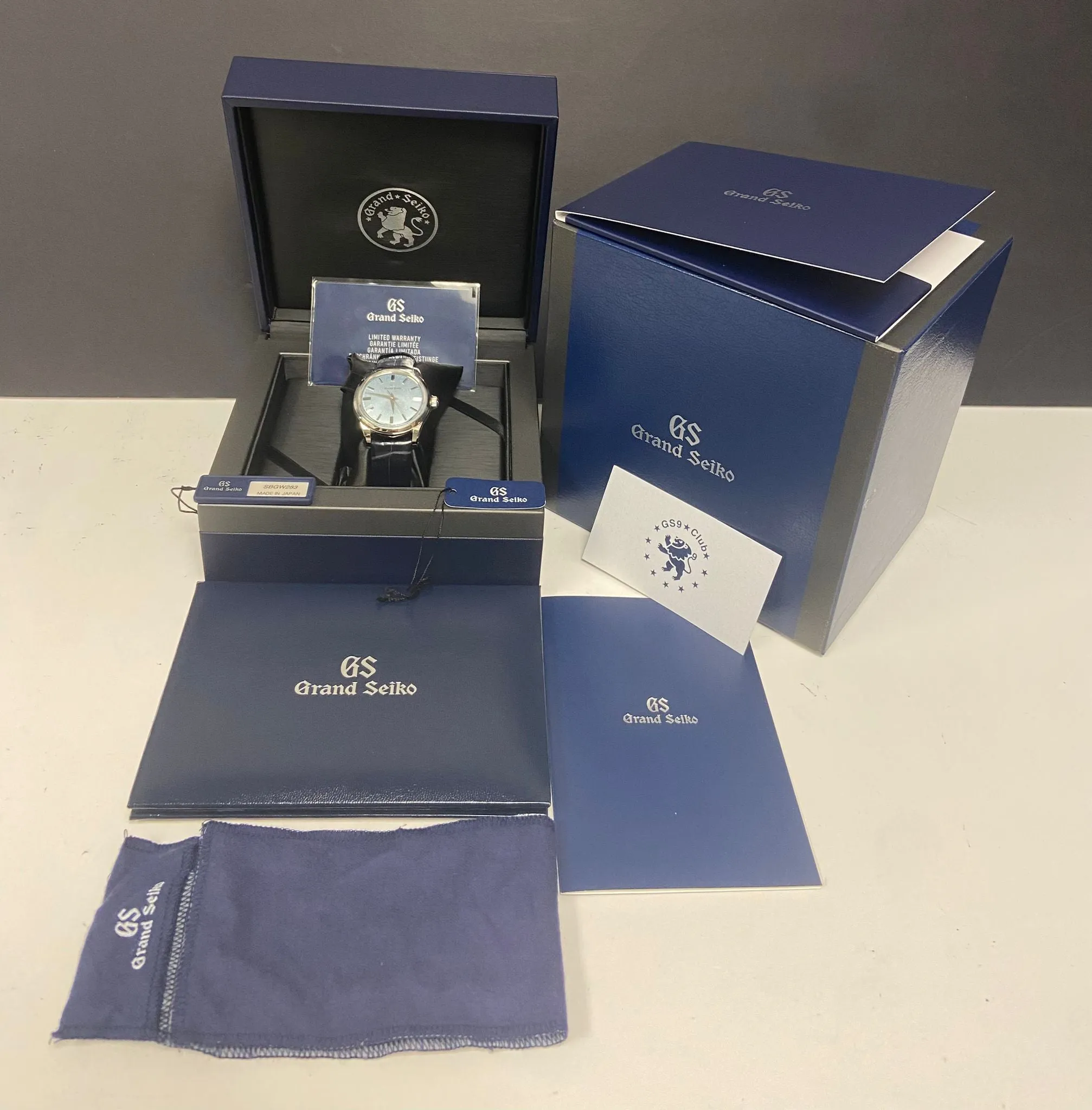 Grand Seiko Elegance Collection SBGW283 Blue Dial Manual winding Watch