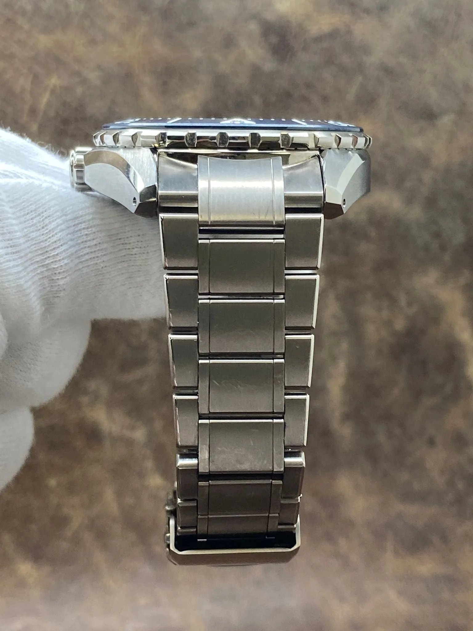Grand Seiko Evolution 9 Collection Titanium B&P SLGA023 Blue Dial Spring Drive Men's Watch