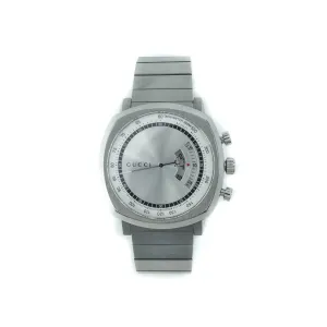 Gucci Grip Collection YA157302 40mm White Dial Bracelet Watch
