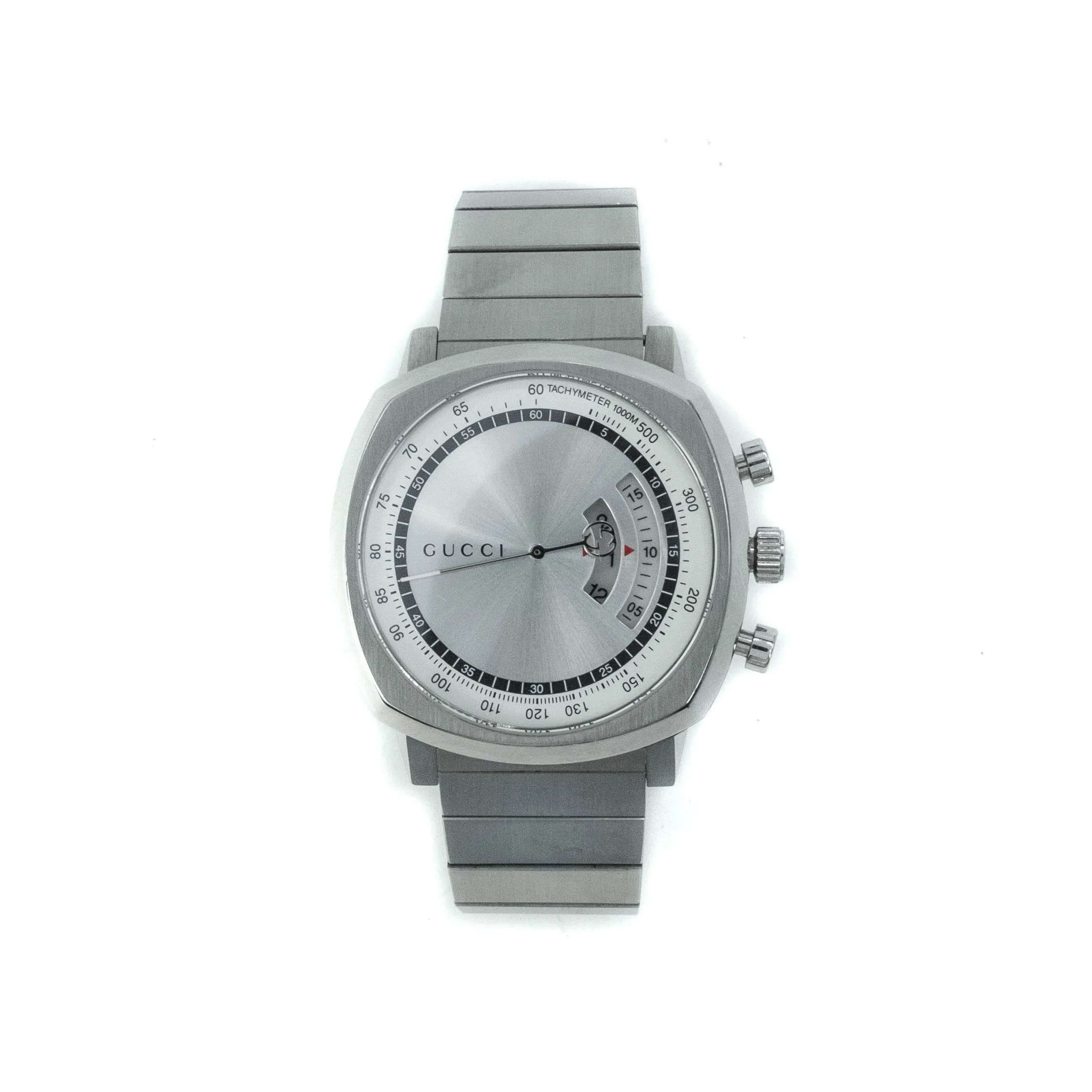Gucci Grip Collection YA157302 40mm White Dial Bracelet Watch