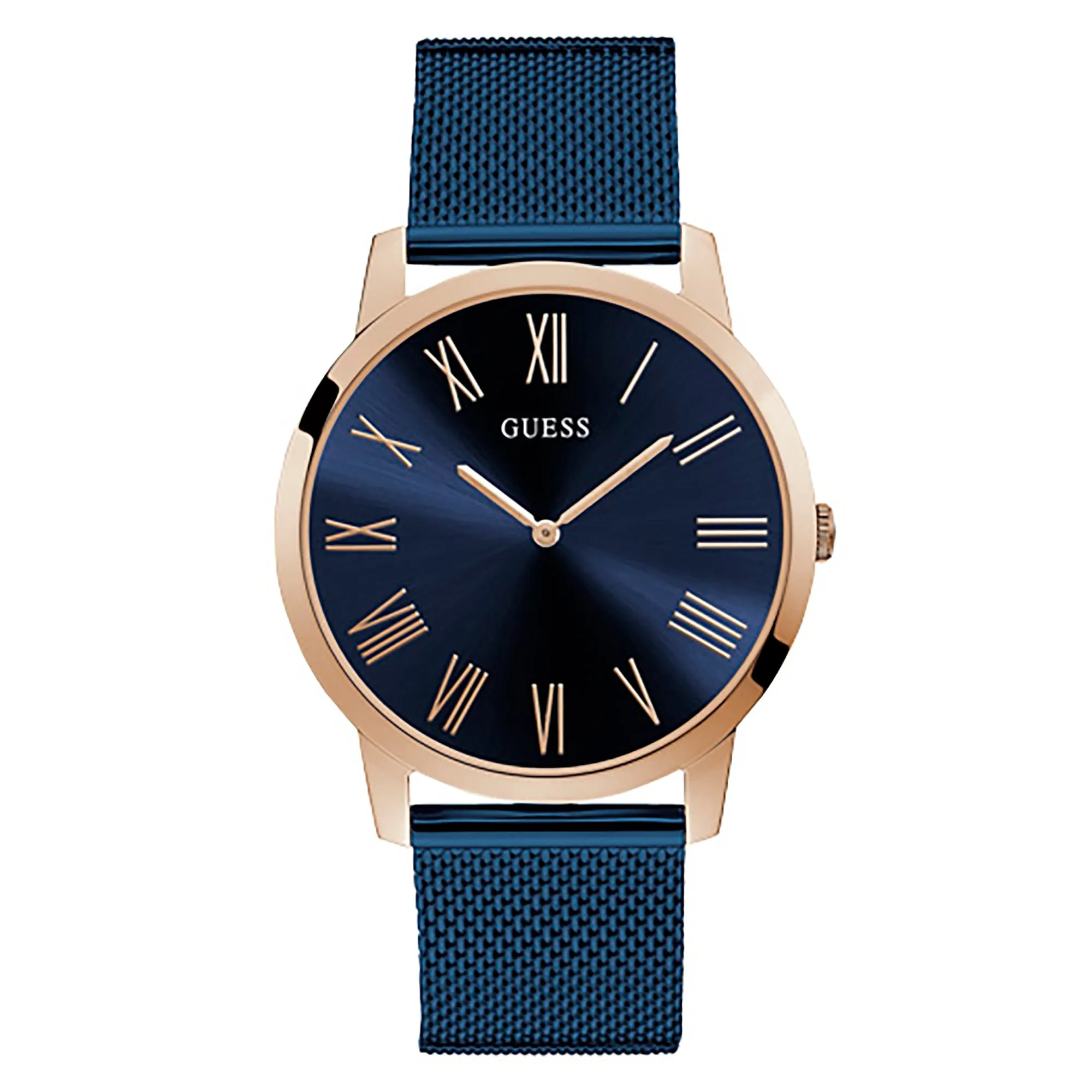 Guess Men's Watch Rose Gold Tone Case Quartz