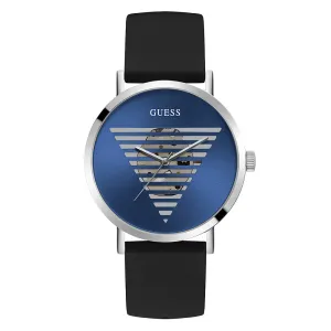 Guess Men's Watch Silver Tone Case Quartz