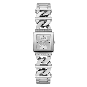 Guess Runaway Silver Stainless Steel Silver Dial Quartz Watch for Ladies - GW0603L1