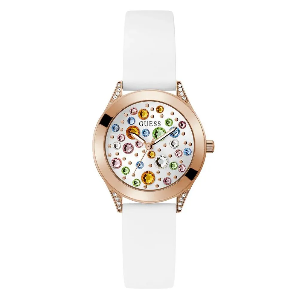 Guess White Synthetic Watch