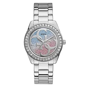 Guess Women's Watch Silver Tone Case Quartz