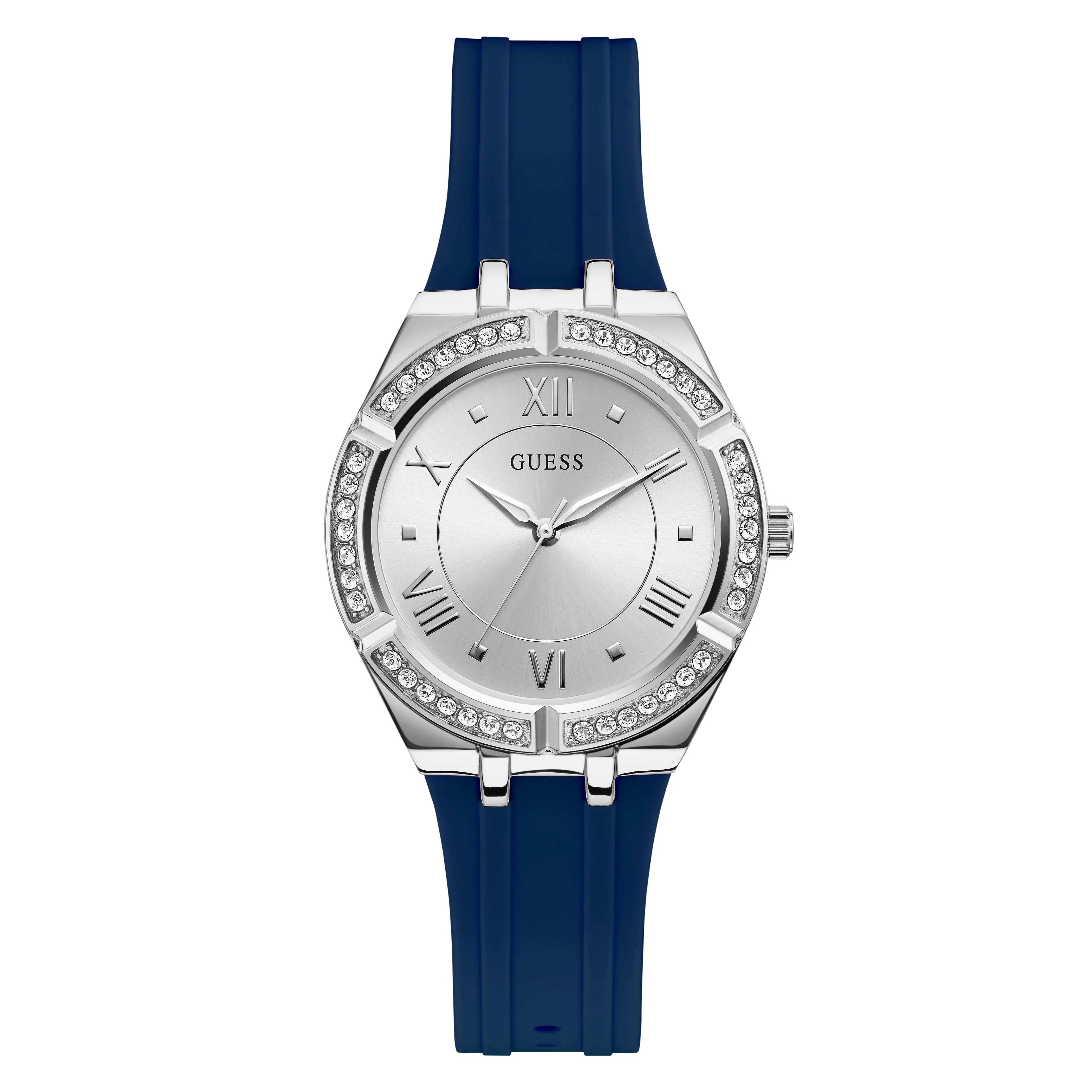 Guess Women's Watch Silver Tone Case Quartz