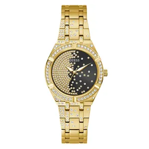 Guess Women's Watch Yellow Gold Tone Case Quartz