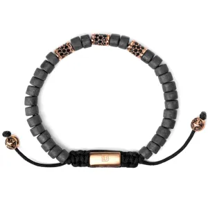 Gunmetal with Rose Gold