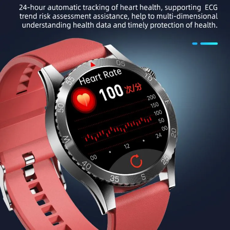 H9 1.43 inch Steel Strap ECG Smart Watch Supports Bluetooth Calls/Smart Voice Assistant(Black)