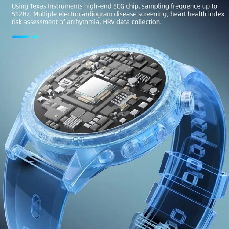 H9 1.43 inch Steel Strap ECG Smart Watch Supports Bluetooth Calls/Smart Voice Assistant(Black)