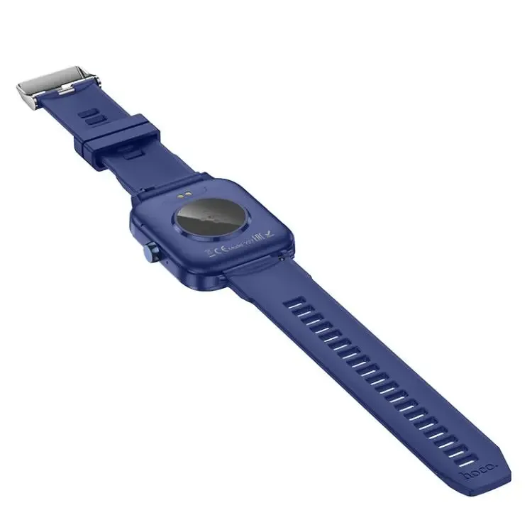 hoco Y27 1.95 inch Screen IPX4 Waterproof Smart Sports Watch, Call Version(Blue)