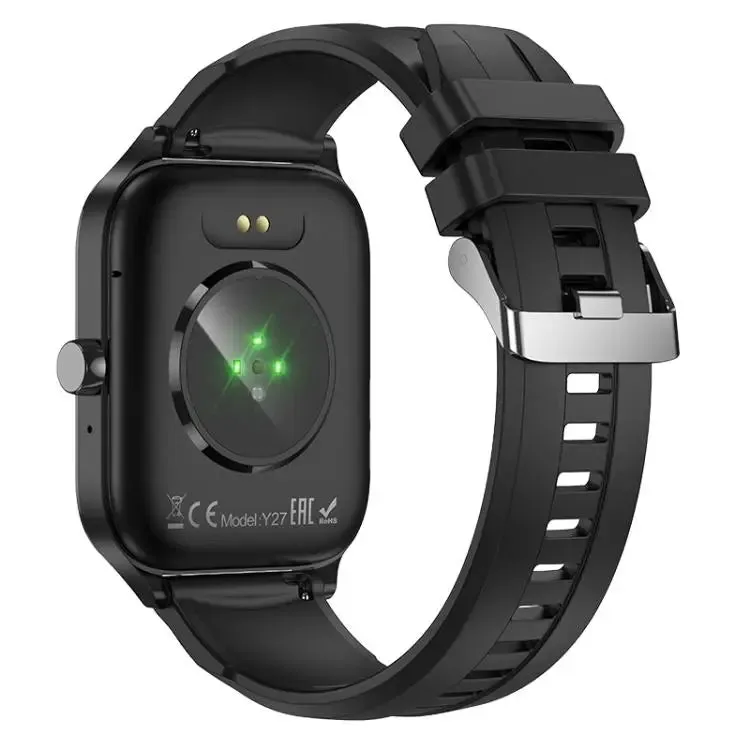 hoco Y27 1.95 inch Screen IPX4 Waterproof Smart Sports Watch, Call Version(Blue)