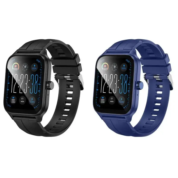 hoco Y27 1.95 inch Screen IPX4 Waterproof Smart Sports Watch, Call Version(Blue)