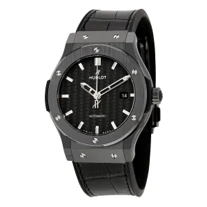 Hublot Classic Fusion Automatic Black Dial Black Ceramic Men's Watch 542.CM.1770.LR