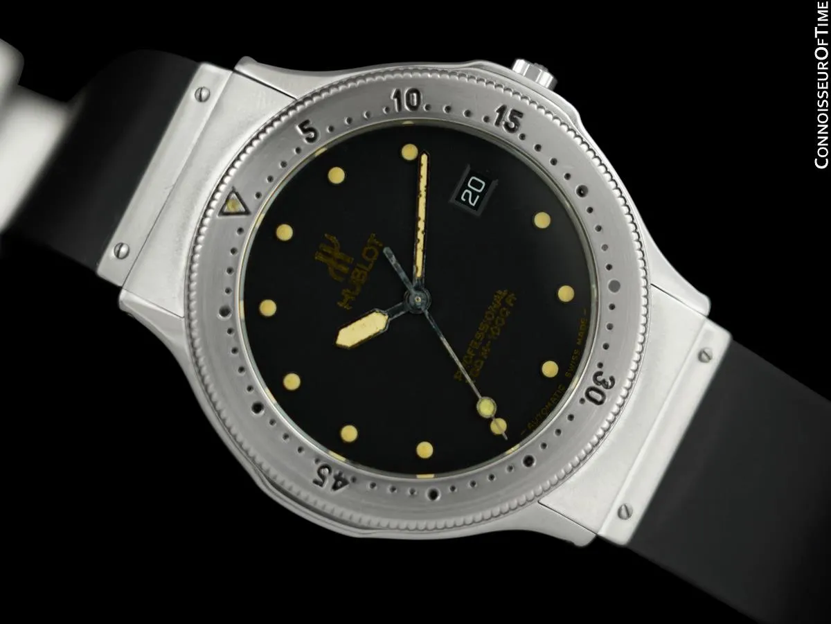 Hublot MDM Full Size Mens Automatic Submariner Divers Watch - Stainless Steel