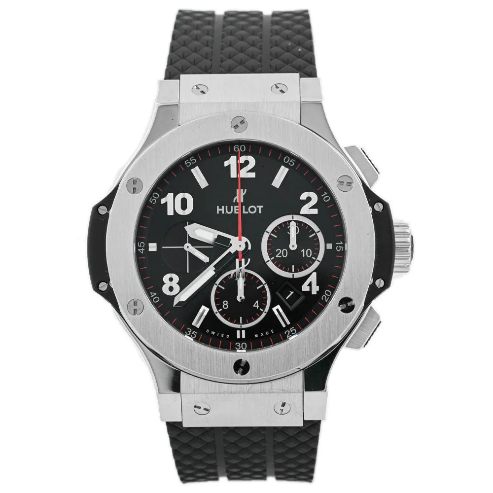 Hublot Men's Big Bang Stainless Steel 44mm Matte Black Stick Dial Watch Reference #: 341.SB.131.RX