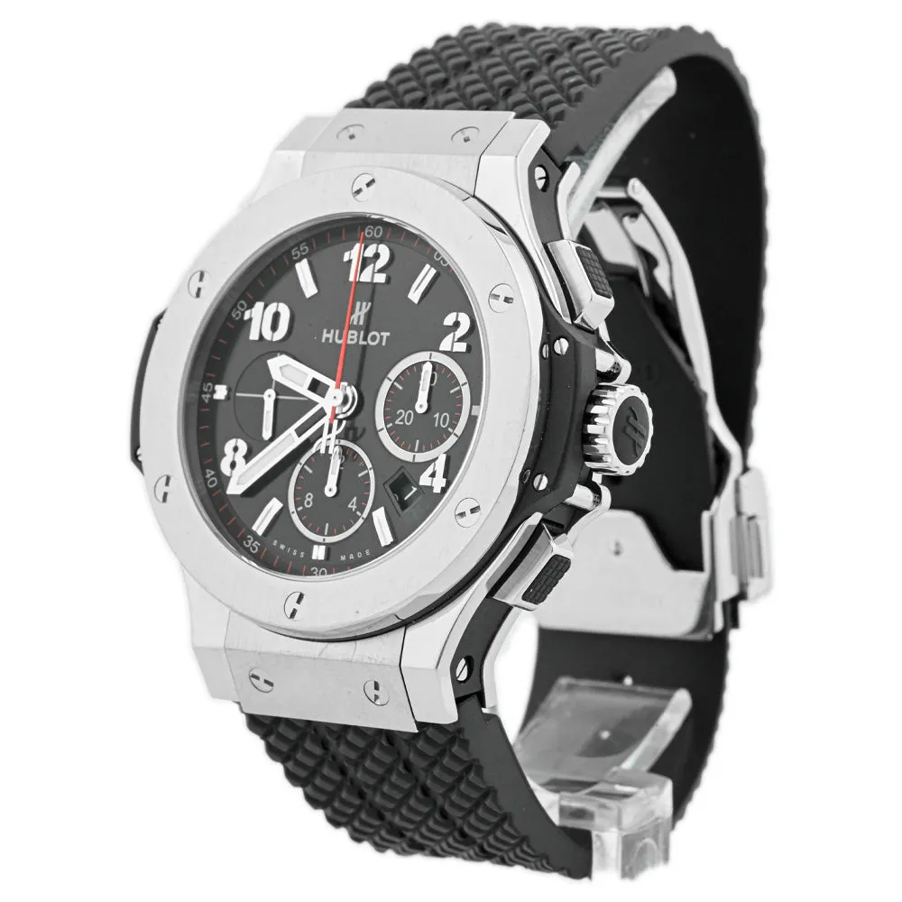 Hublot Men's Big Bang Stainless Steel 44mm Matte Black Stick Dial Watch Reference #: 341.SB.131.RX