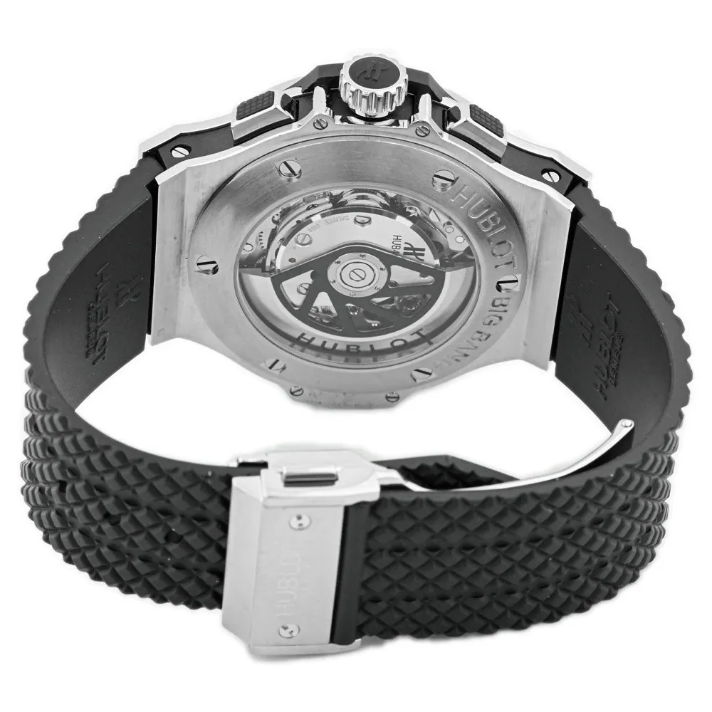 Hublot Men's Big Bang Stainless Steel 44mm Matte Black Stick Dial Watch Reference #: 341.SB.131.RX