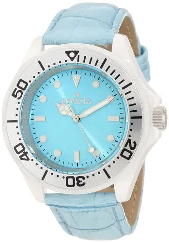 Invicta Women's 11299 Ceramic Light Blue Dial Watch