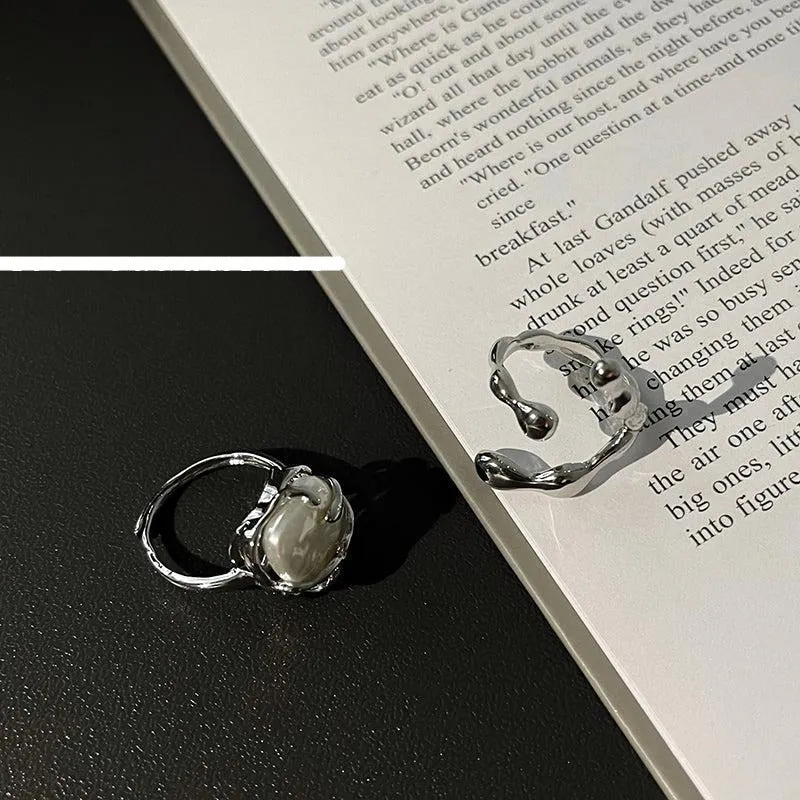 Irregular Pearl Ring