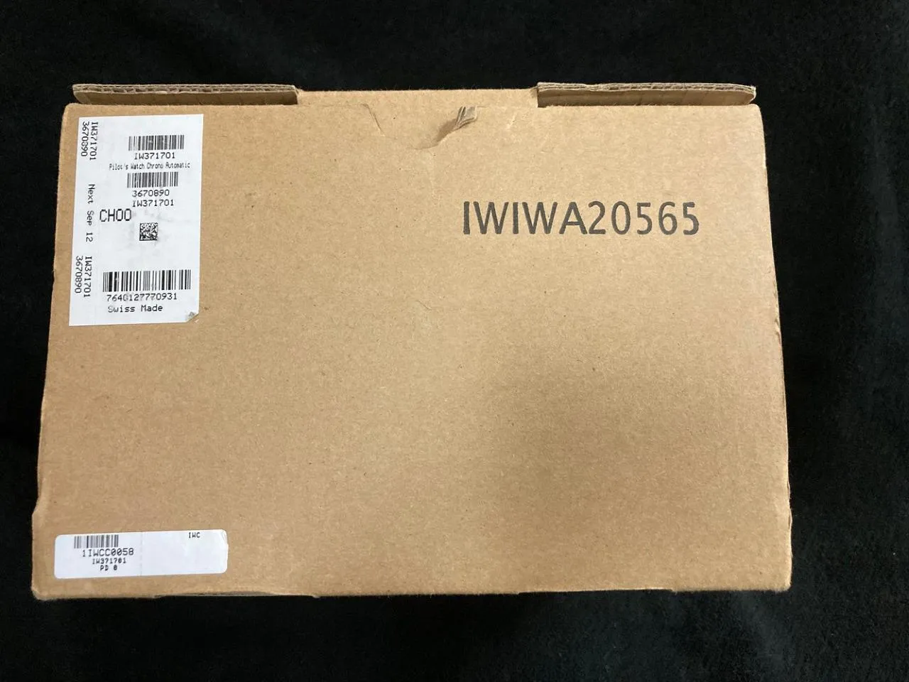 IWC Fliegeruhr Pilot's Automatic Chronograph Stainless Steel Watch - *As New* with Box & Papers