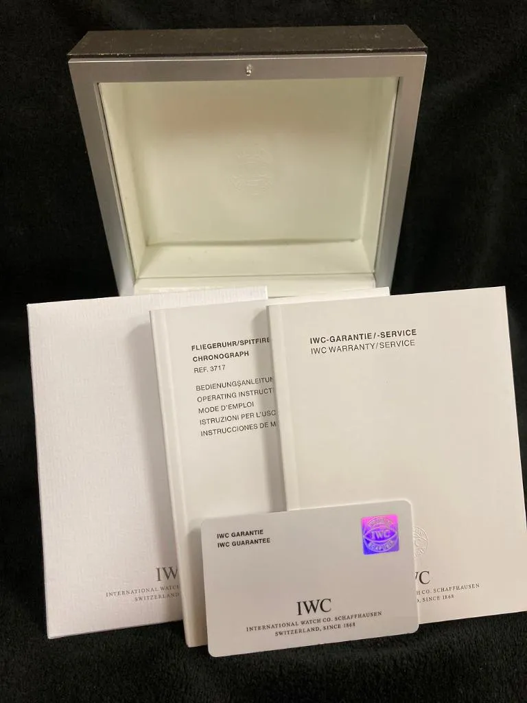 IWC Fliegeruhr Pilot's Automatic Chronograph Stainless Steel Watch - *As New* with Box & Papers