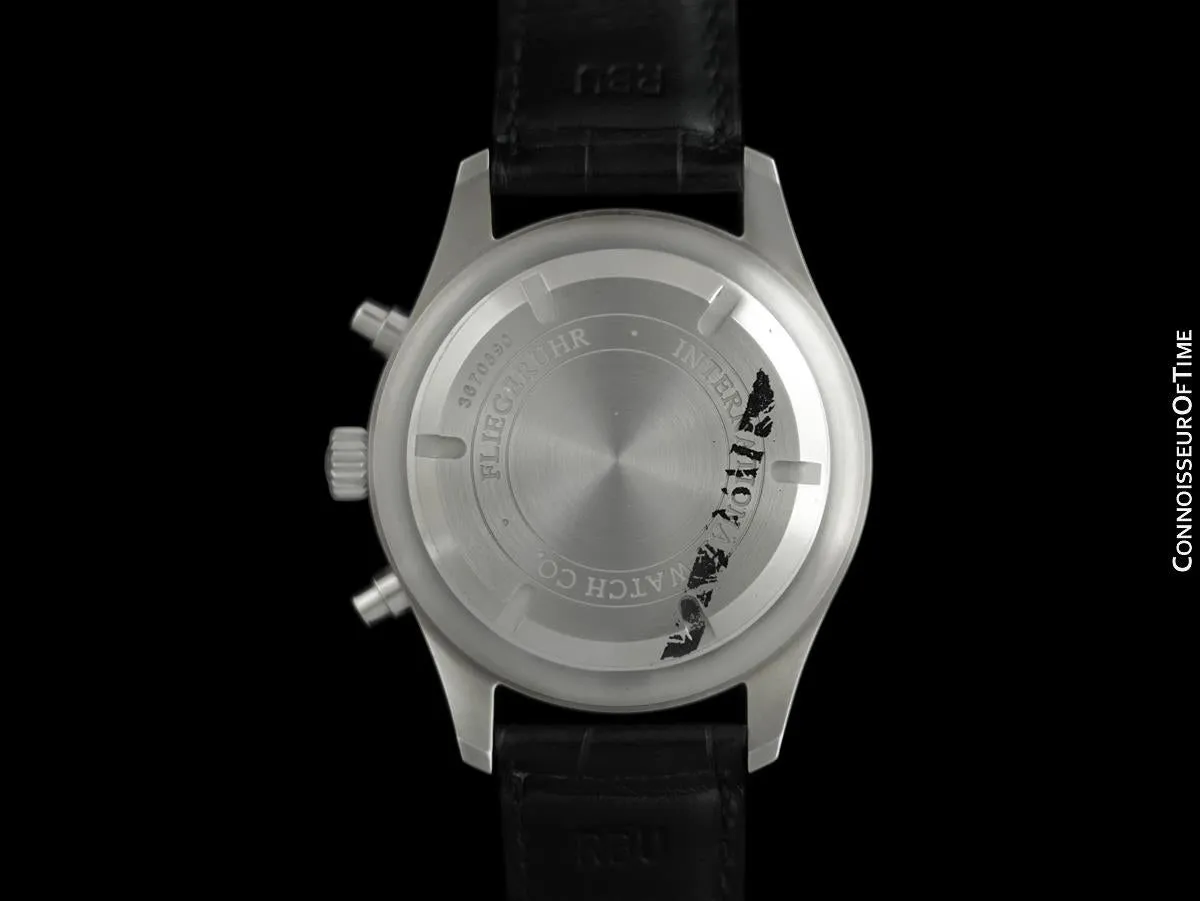 IWC Fliegeruhr Pilot's Automatic Chronograph Stainless Steel Watch - *As New* with Box & Papers