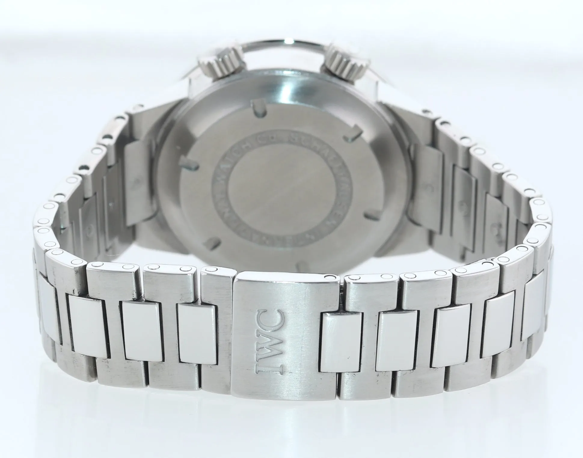 IWC GST Automatic Alarm Black 39mm Stainless Date Watch IW3537
