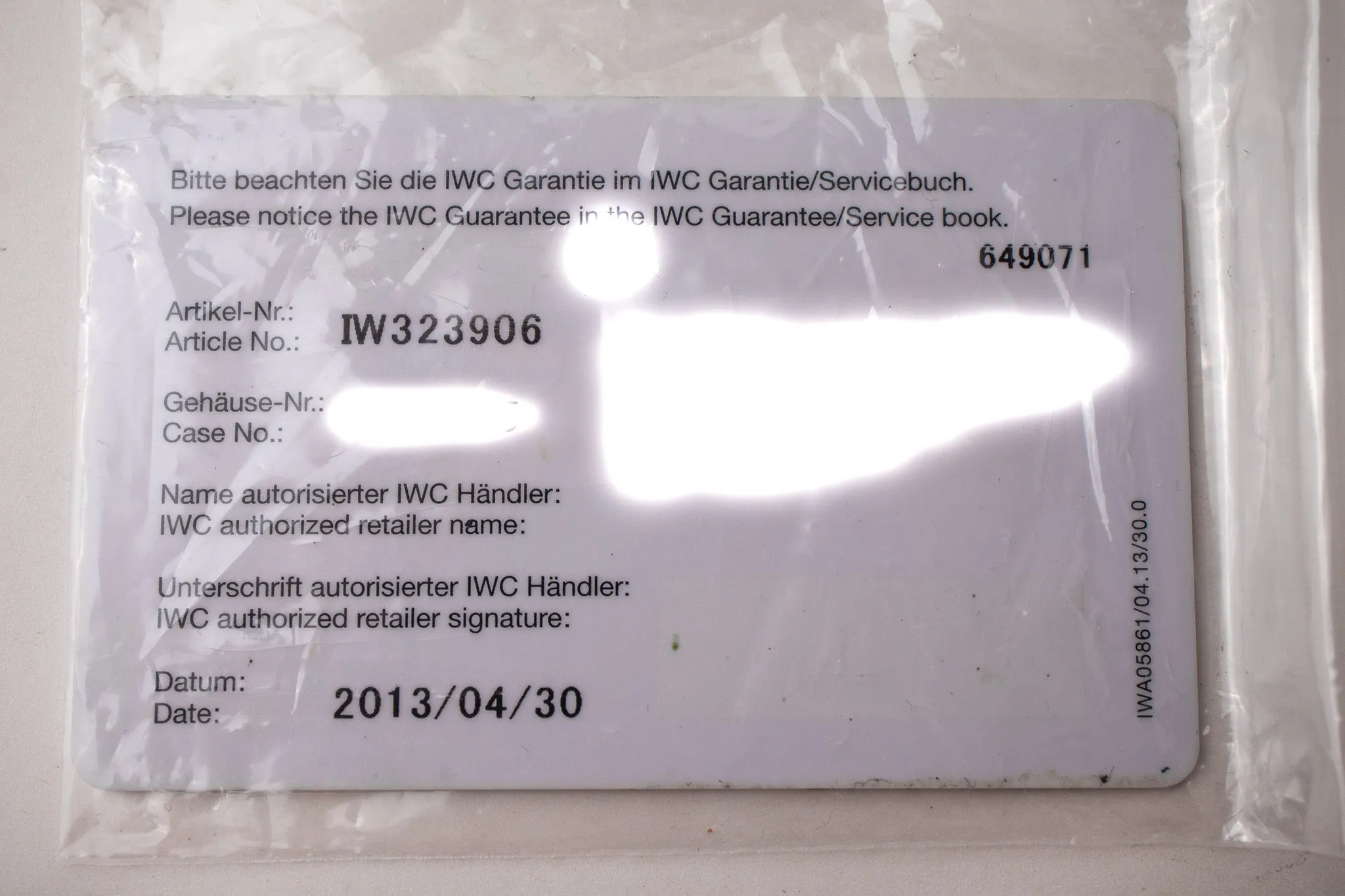IWC Ingenieur IW323906
