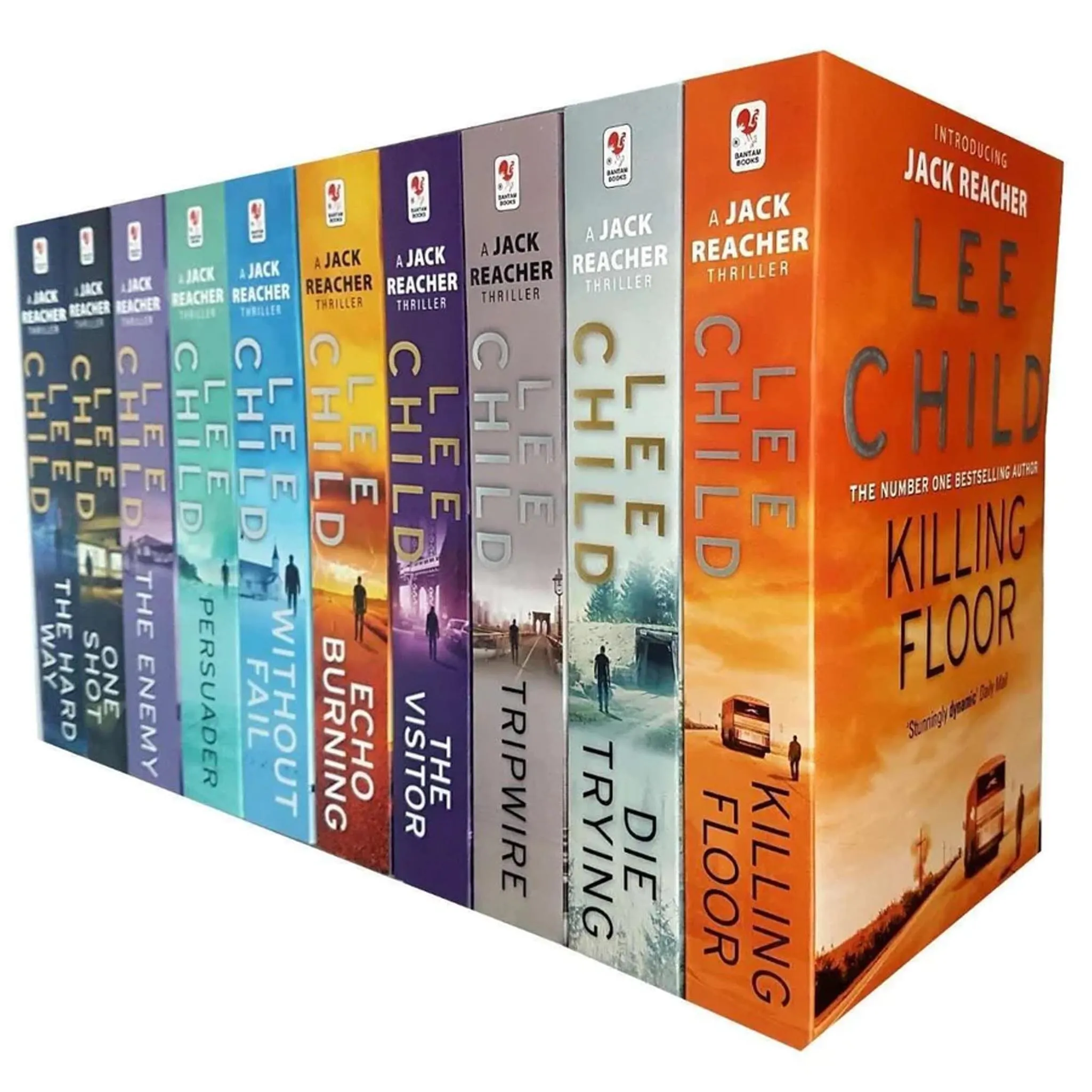 Jack Reacher by Lee Child: Books 1-10 Collection Set - Fiction - Paperback