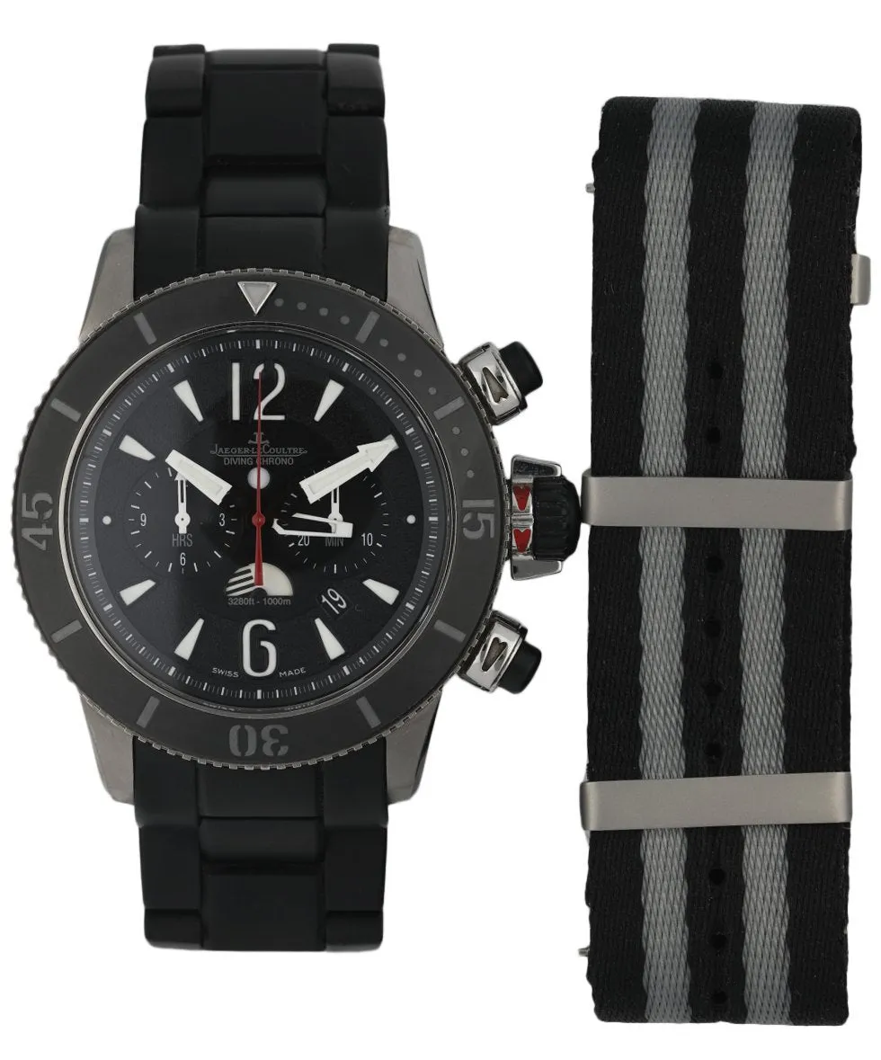 Jaeger-LeCoultre Master Compressor 159.T.C7 Titanium Man's watch Full Set