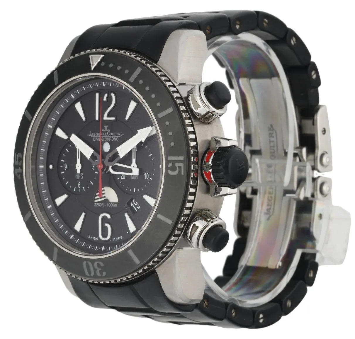 Jaeger-LeCoultre Master Compressor 159.T.C7 Titanium Man's watch Full Set