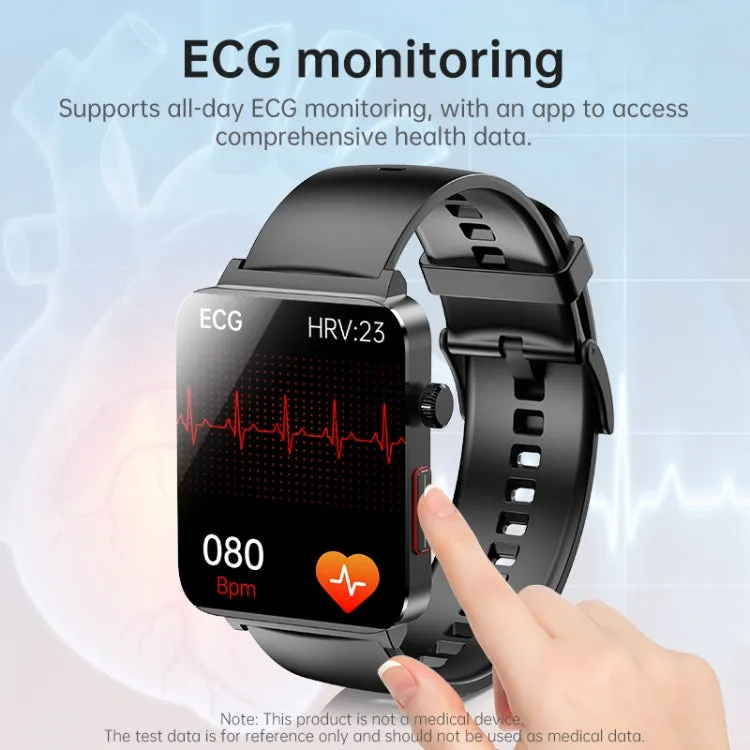 KS03 Pro 1.96 inch Color Screen Smart Watch, Support Bluetooth Call / Health Monitoring(Silver Blue)