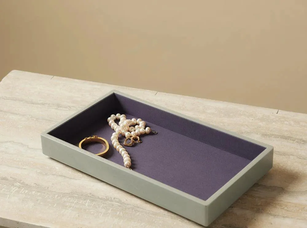 Large Evening Blue Valet Tray