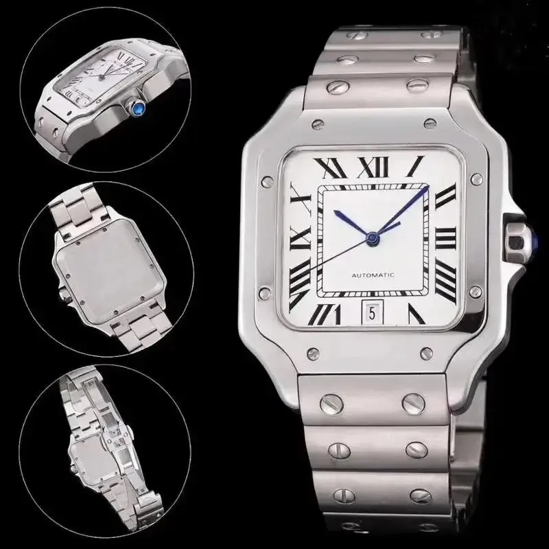 Leather 904L Stainless Steel- Bezel Unisex