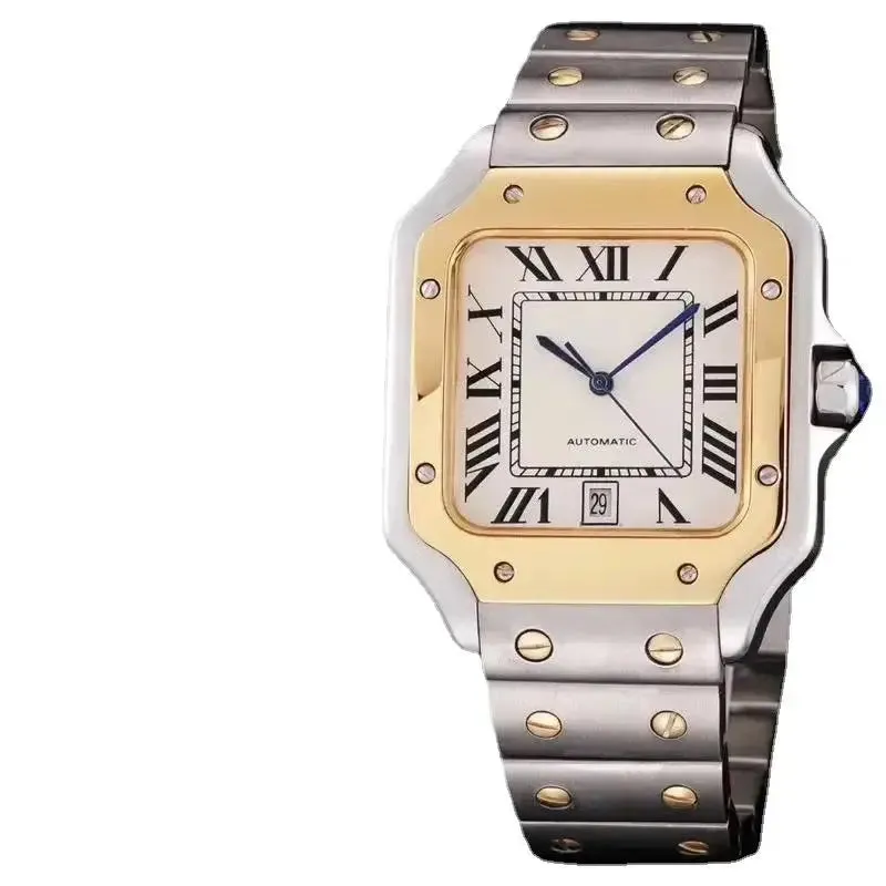 Leather 904L Stainless Steel- Bezel Unisex