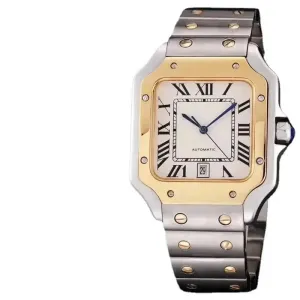 Leather 904L Stainless Steel- Bezel Unisex