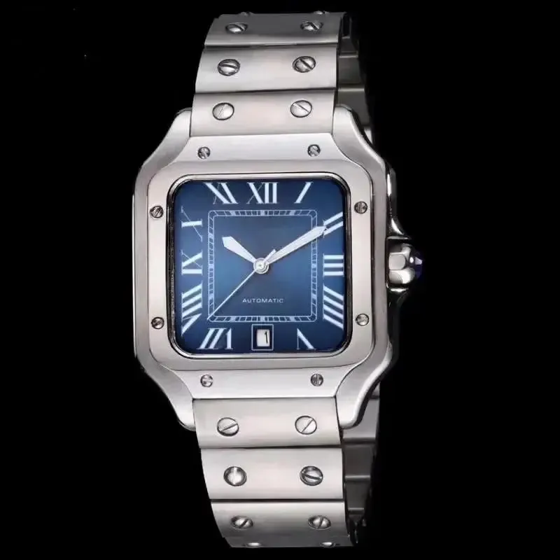 Leather 904L Stainless Steel- Bezel Unisex